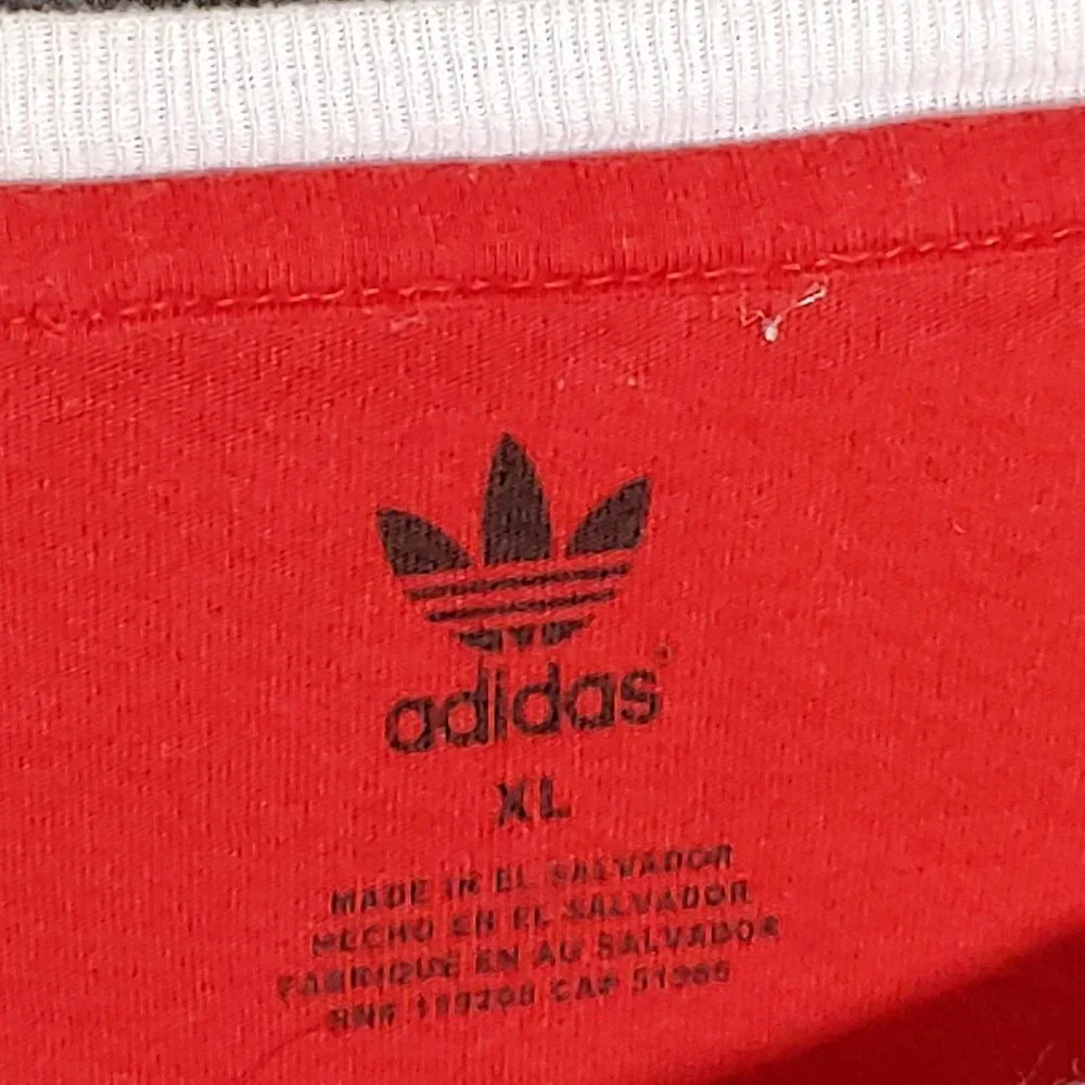 adidas Red Nebraska Cornhuskers Short Sleeve Tee